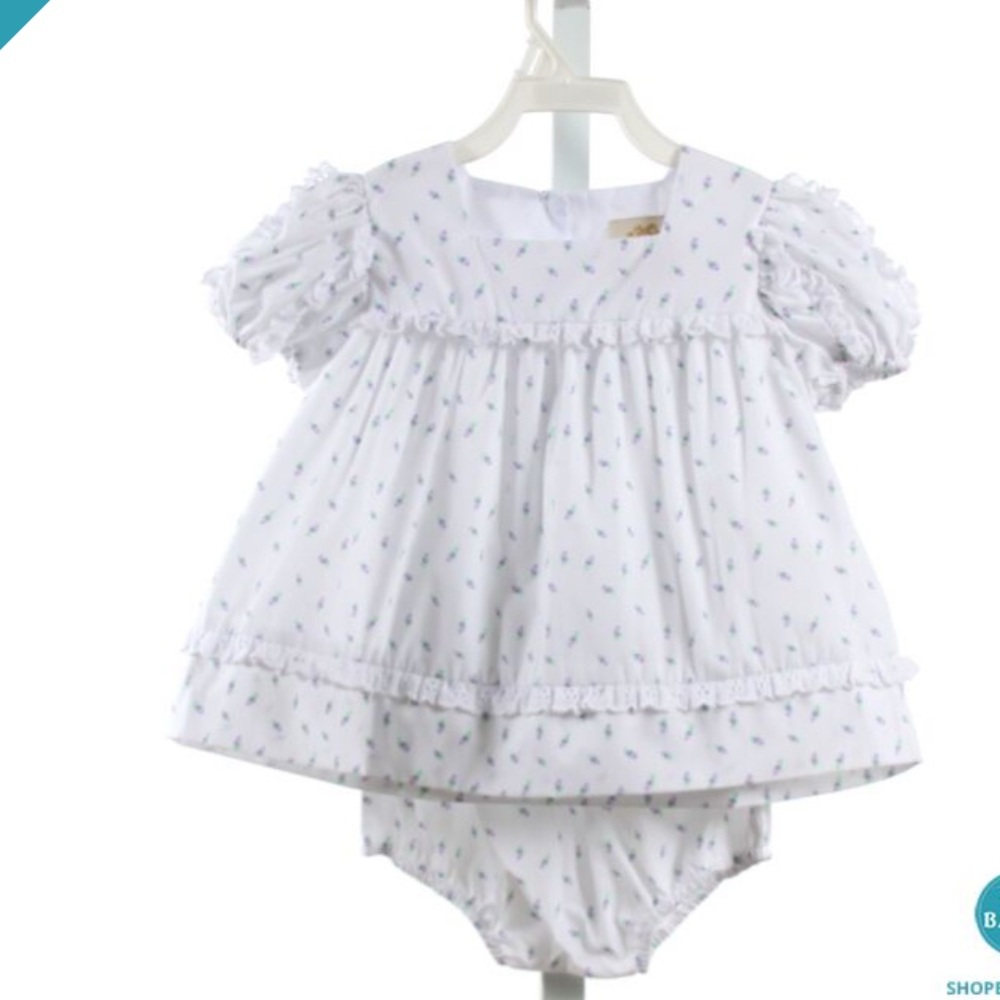 The Beaufort bonnet company rosebud bloomer two piece set